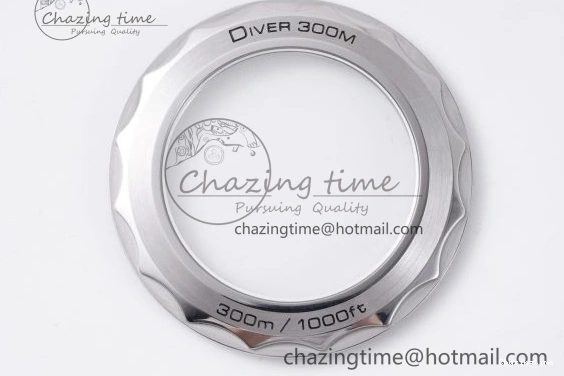 0328 Fashionable Seamaster Diver 300M ZF 1:1 Best Edition Blue Ceramic Blue Dial on Blue Rubber Strap A 7822